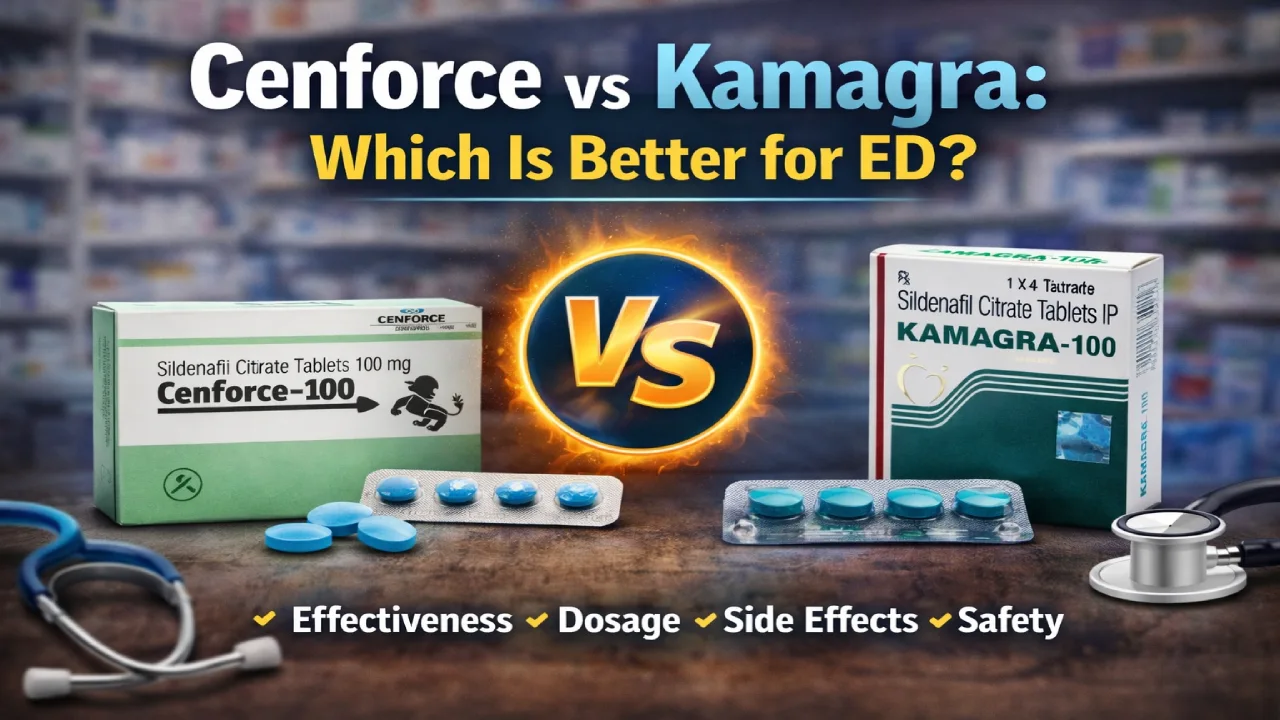 Cenforce vs Kamagra Which Is Better for ED