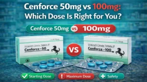 Cenforce 50mg vs 100mg