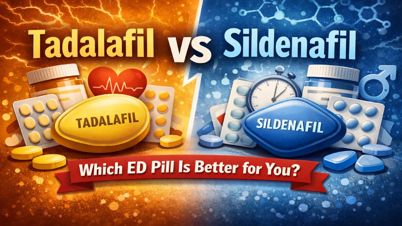 Tadalafil vs Sildenafil